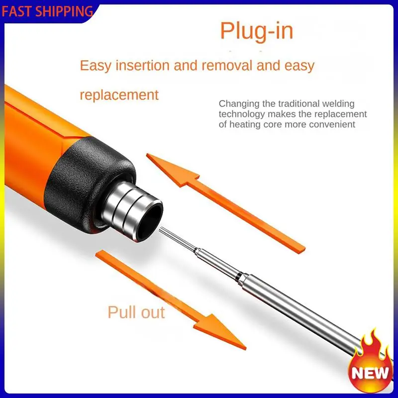

Especial 6Pc C210 Soldering Iron Tip USB Soldering Iron Tip 5V Battery Soldering Iron Tip Soldering Rework Accessories,B
