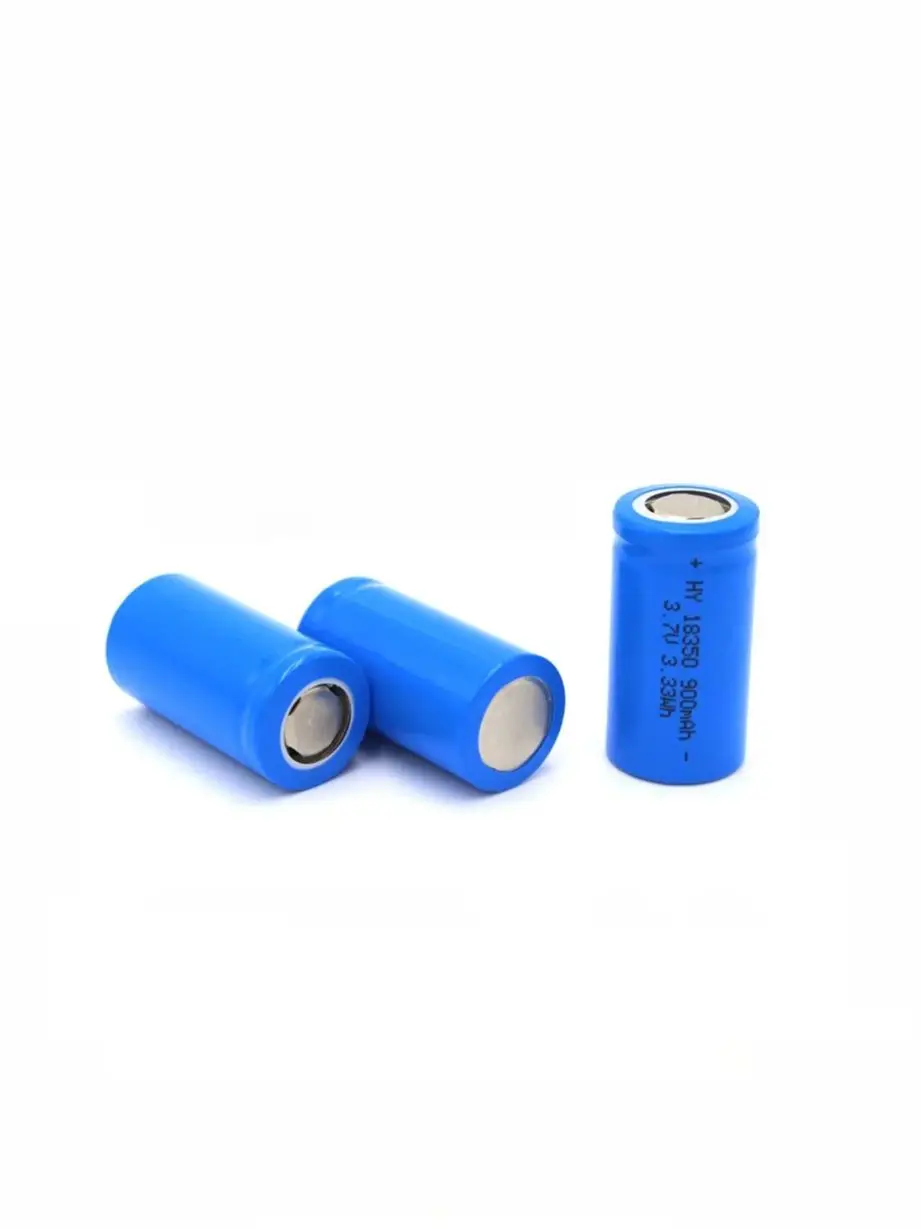 4pcs 18350 900mAh power rechargeable lithium battery 3.7V 8A power for electrical tools flashlight