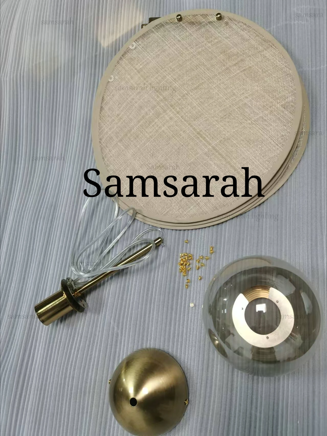 Zelfmontage verlichtingsarmaturen Wabi Sabi stoffen hanglamp bloem kroonluchter hanglamp voor woonkamer eetkamer