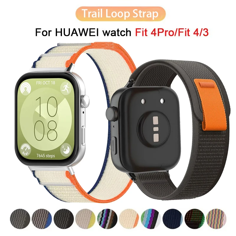 Correa Trail Loop para Huawei Watch Fit 3 4 Pro, correa de reloj deportiva para Huawei Fit3 Fit4 Pro, accesorios de repuesto