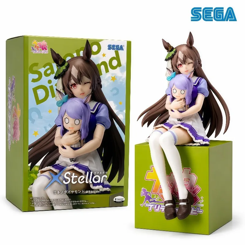 100% Original SEGA X Stellar Uma Musume Satono Diamond Sitting Ver. Anime Collectible Figures Desk Home Decoration Gift In Stock