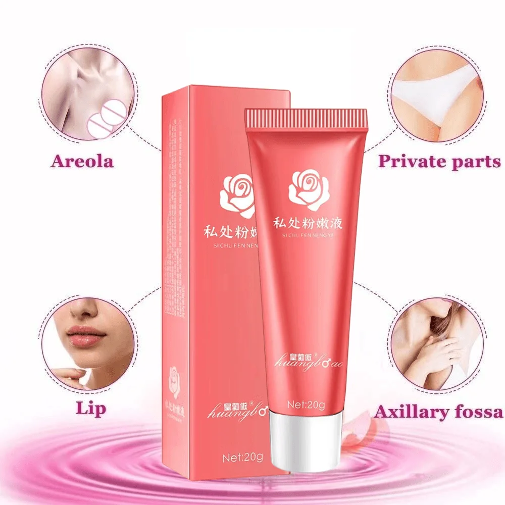 Sexy Women Vaginal Lips Private Part Pink Underarm Intimate Whitening Dark Nipple Anal Bleaching Cream Skin Care Body Cream