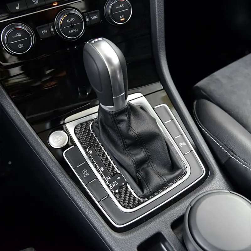 

Car Carbon Fiber stickers For Volkswagen Golf 7 GTI MK7 2013 -2019 interior replacement part accesorios para auto scania anime