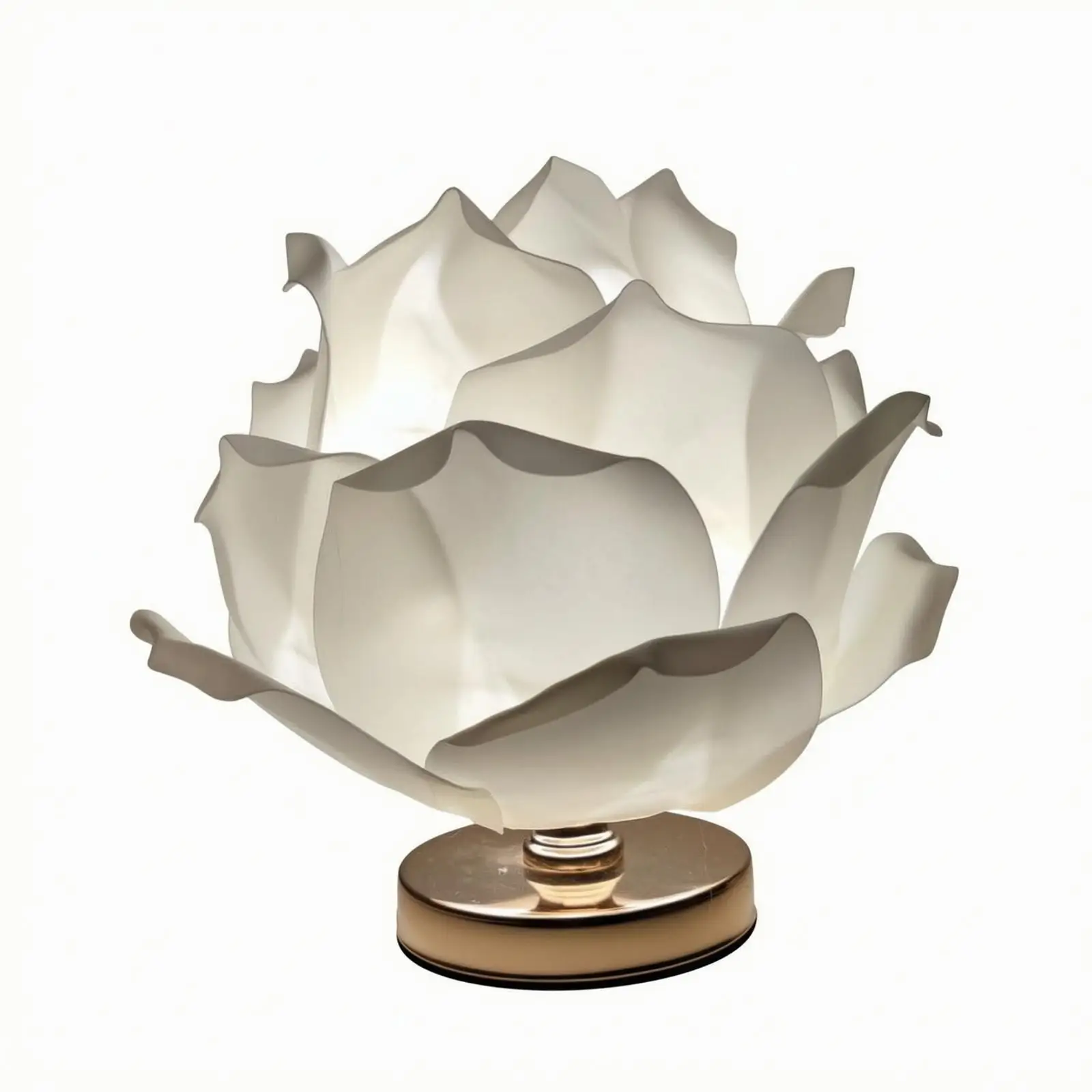 Decorative Flower Table Lamp with Layered Petals USB Dimmer Switch Warm Ambient Glow for Cozy Evening Relaxation Reading Spaces