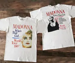 T-shirt Madonna chi è quella ragazza World Tour