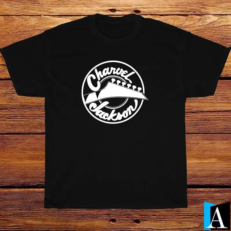 

New T Shirt Charvel Jackson Guitars Logo Black White Grey Navy Size S 5XL