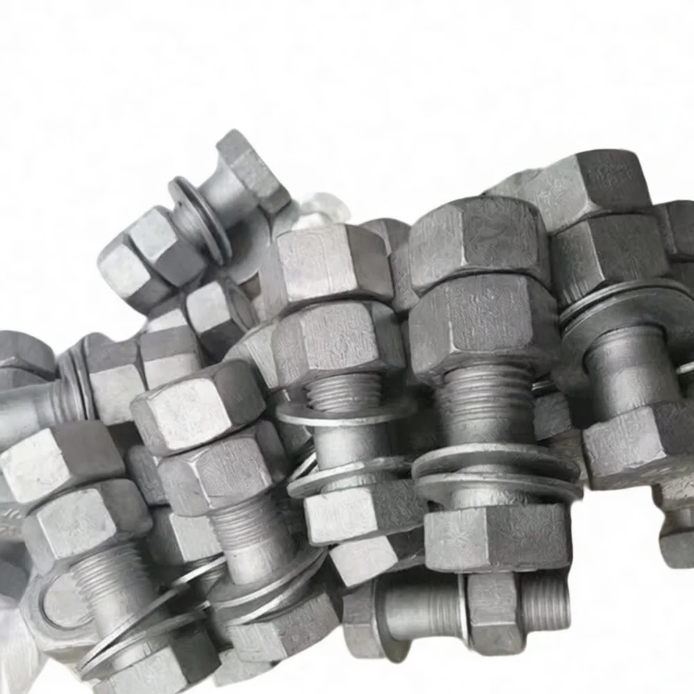8.8 Grade Hot Galvanized Hex Bolt Nut Assortment Corrosion Resistant Fastener For Solar Panel Bracket Outdoor Construction