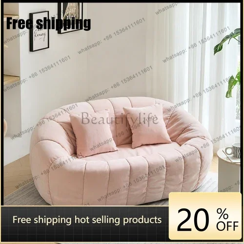 PJ  Floor Sofa Beds Lazy Comfortable Adults Green Sofa Beds Nordic Lounge Ensembles