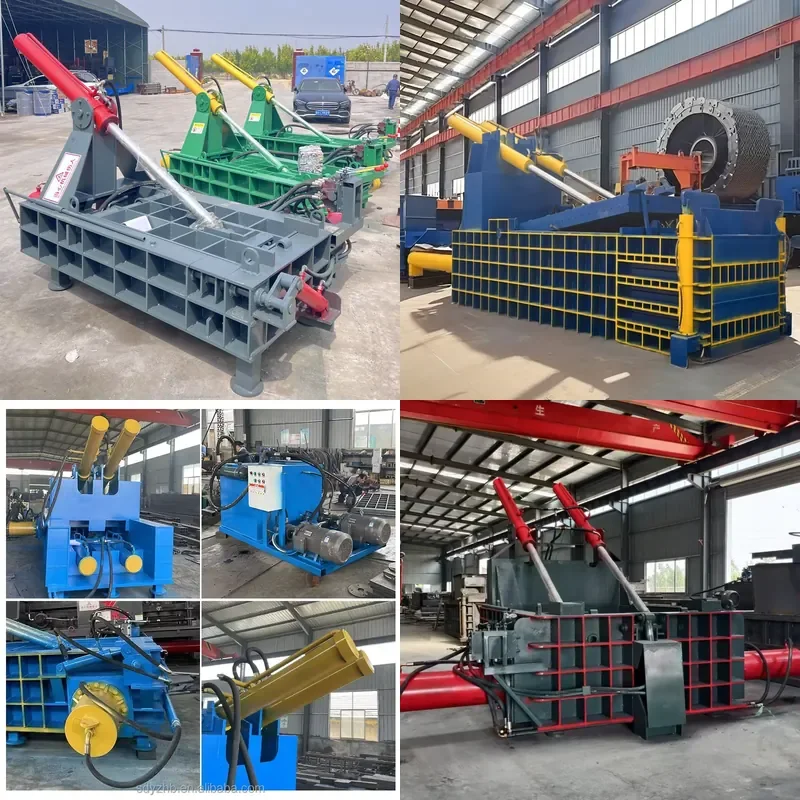 Crusher Heavy Scrap Metal Compactor Press 180T Iron Baler Scrap Car Baling Pressing Machine Stainless Steel Scrap Metal