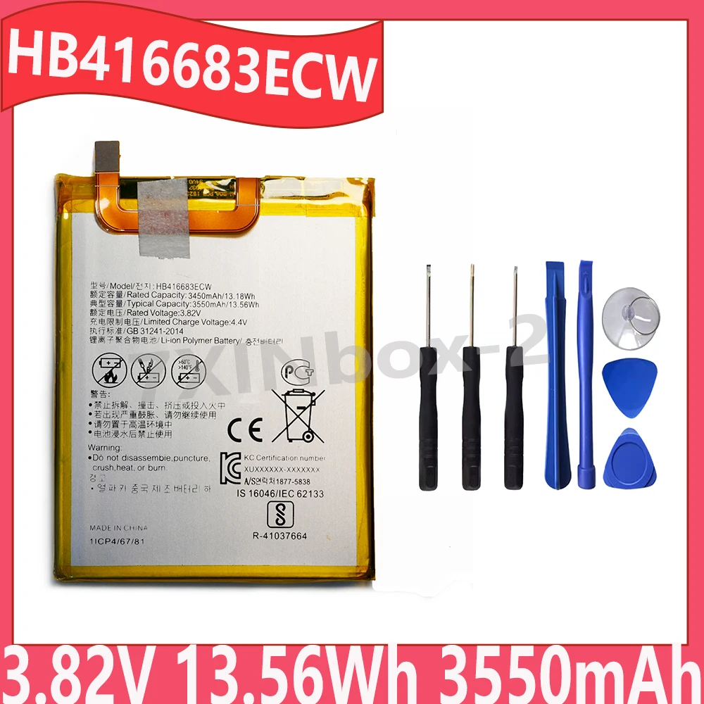 HB416683ECW 3.82V 13.56Wh OEM Battery For Huawei Nexus 6P H1511 H1512 free tools