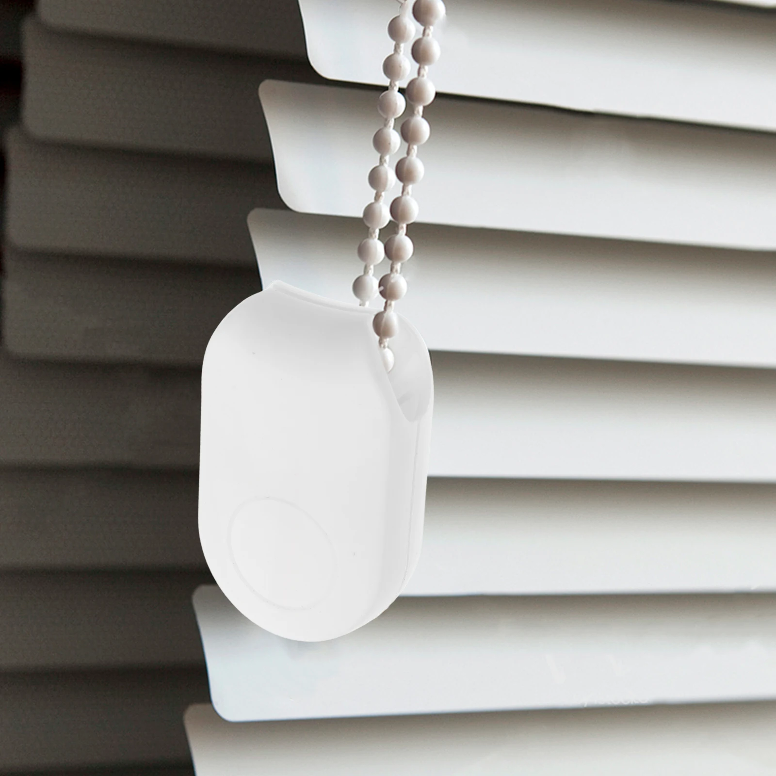

2pcs White Pull Bead Handle for Blinds Roller Shades Curtain Weights Stylish Design Easy Installation Durable Material Outdoor