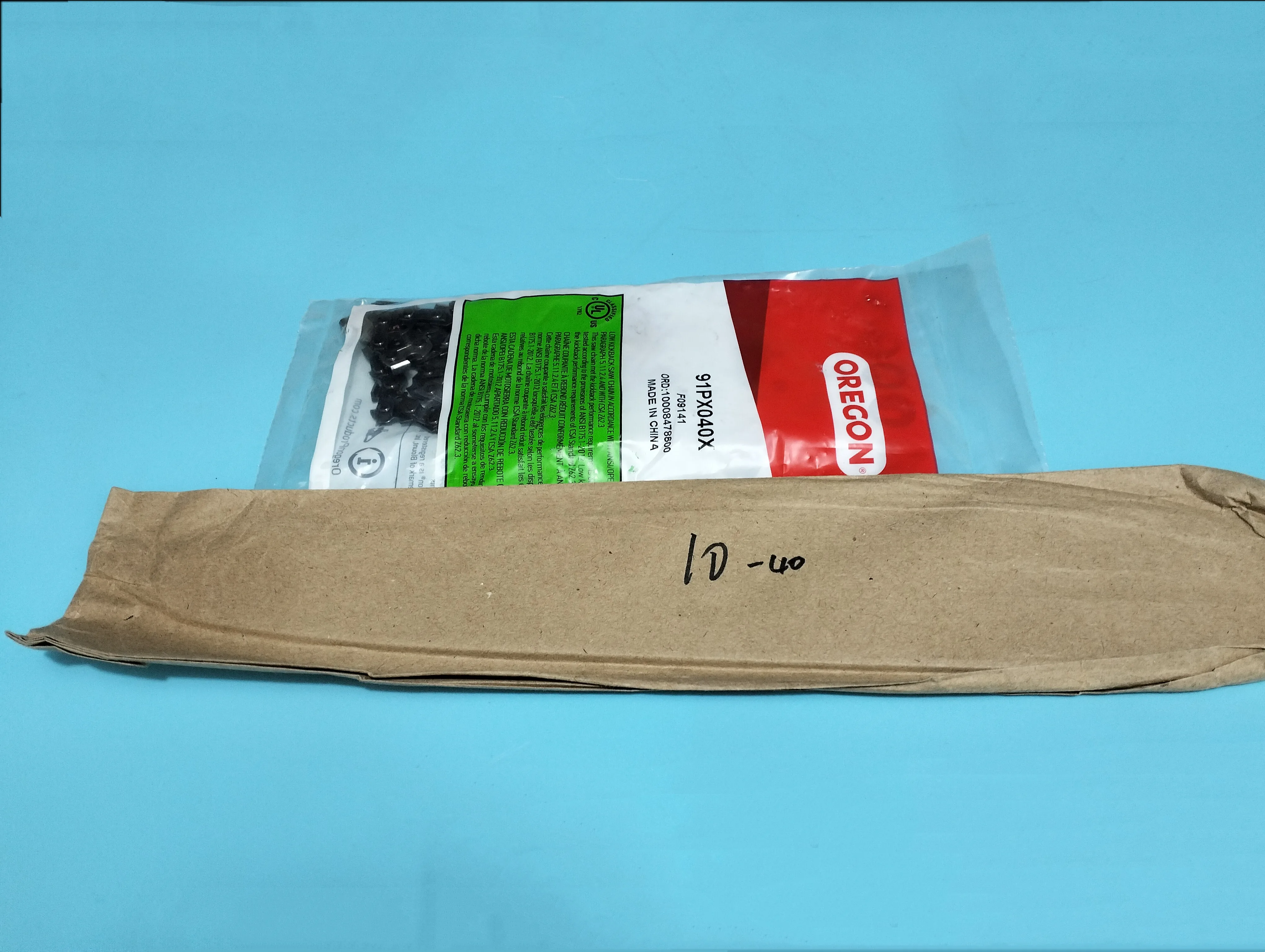Oregon 518693 10in 25cm 40DL 3/8P Chainsaw Double Guard Bar Low