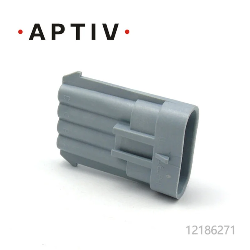 

50PCS Original genuine FOR DELPHI/APTIV 12186271 4 Way Gray Metri-Pack 150 Sealed Male Connector Max Current 14 amps