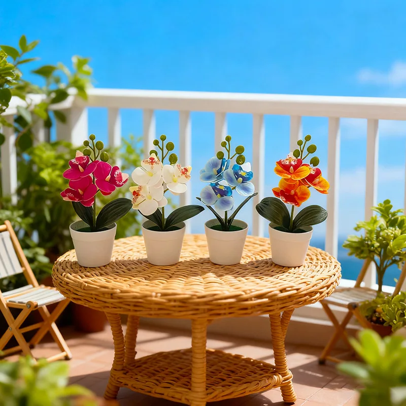 1 قطعة 20 سنتيمتر مقلد فراشة بونساي السحلية نبات اصطناعي مكتب طاولة طعام مكتب المنزل زهرية الزفاف غرفة المنزل الديكور Gif