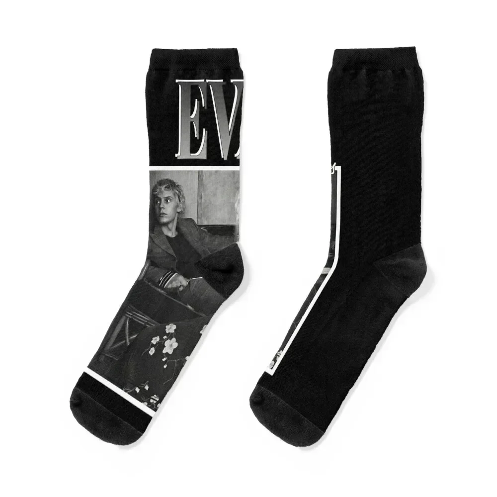 

Day Gift For Evan Peters Gifts For Movie Fans Socks happy Christmas Stockings Socks Female Men's