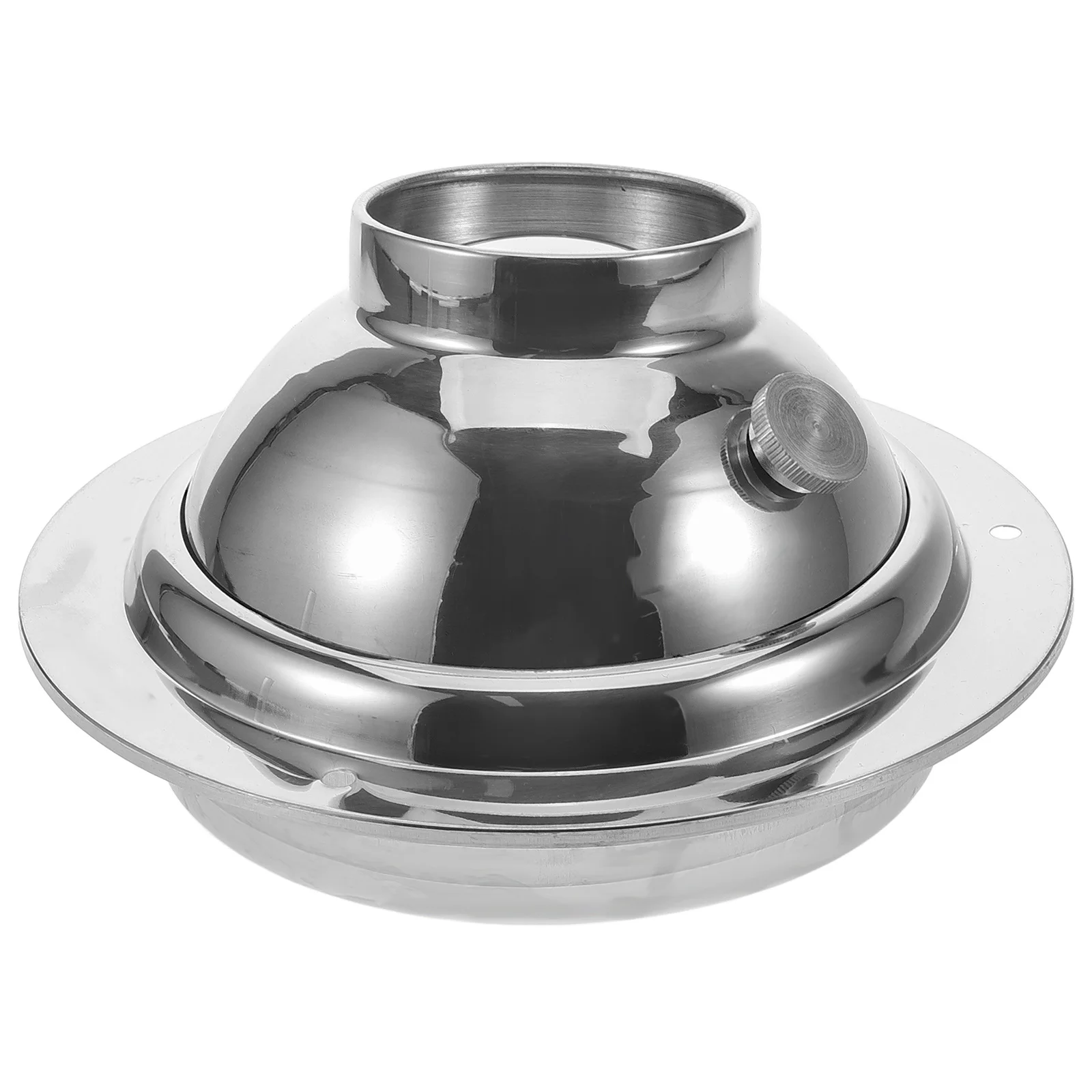 

Pipes Vent Hood Kitchen Air Cover Spout 2070X2070X1100CM Roof Caps Ventilation Ducting Metal Exhaust Portable Silver