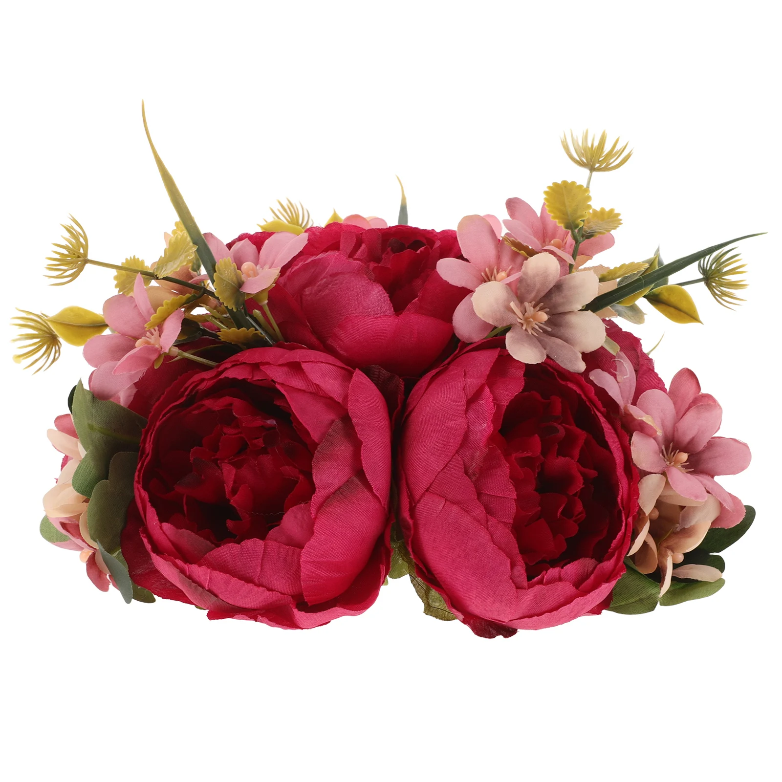

Peony Ball Ornament Fake Flowers Artificial Bouquet Faux Arrangements Peonies Ornaments