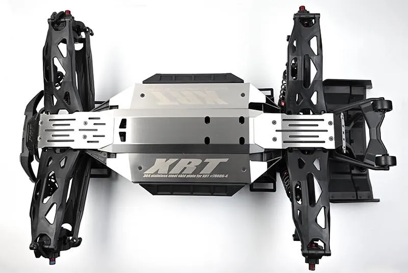 5 Stainless Steel Front And Rear Chassis Armored Anti-skid Protectors For 1/6 for traxxas Xrt Rc Truck Car Upgrade Parts