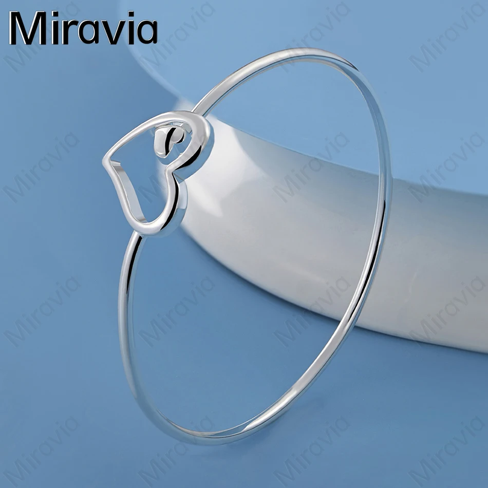 

Miravia 925 Sterling Silver Love Ring Closed Ring Bracelet Charming Fashion Women Engagement Jewelry