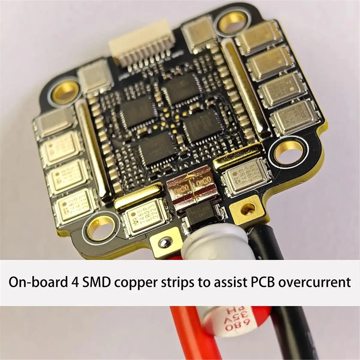 A72Z 75A 4IN1 ESC V3.2 High Current Gold-Sealed ESC Supports Multiple Firmware for FPV Drones