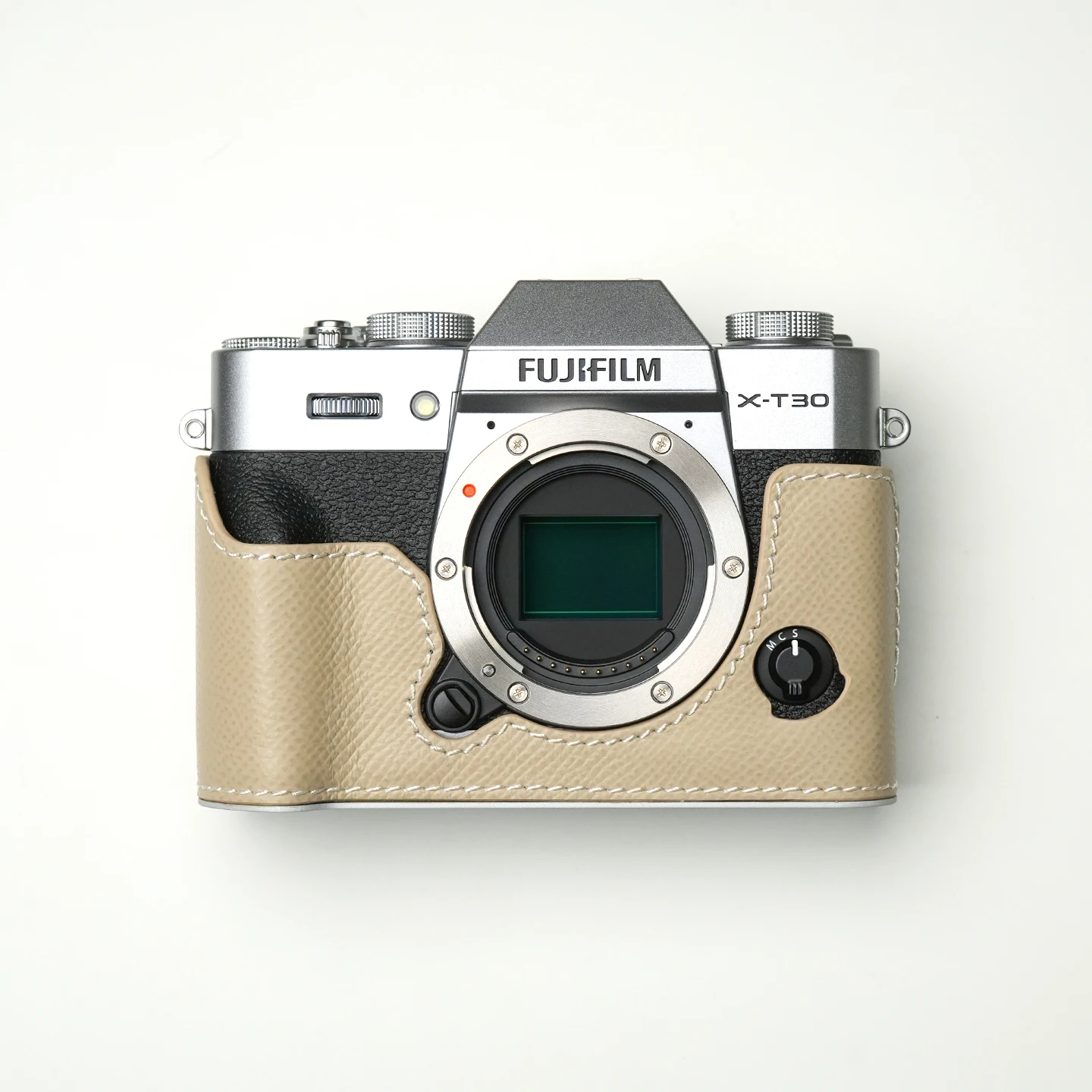 Mr.Stone voor Fujifilm XT30 III Leren Tas X-T30III Case Camera Behuizing Beschermhoes Echt Leder XT30III Cameratas