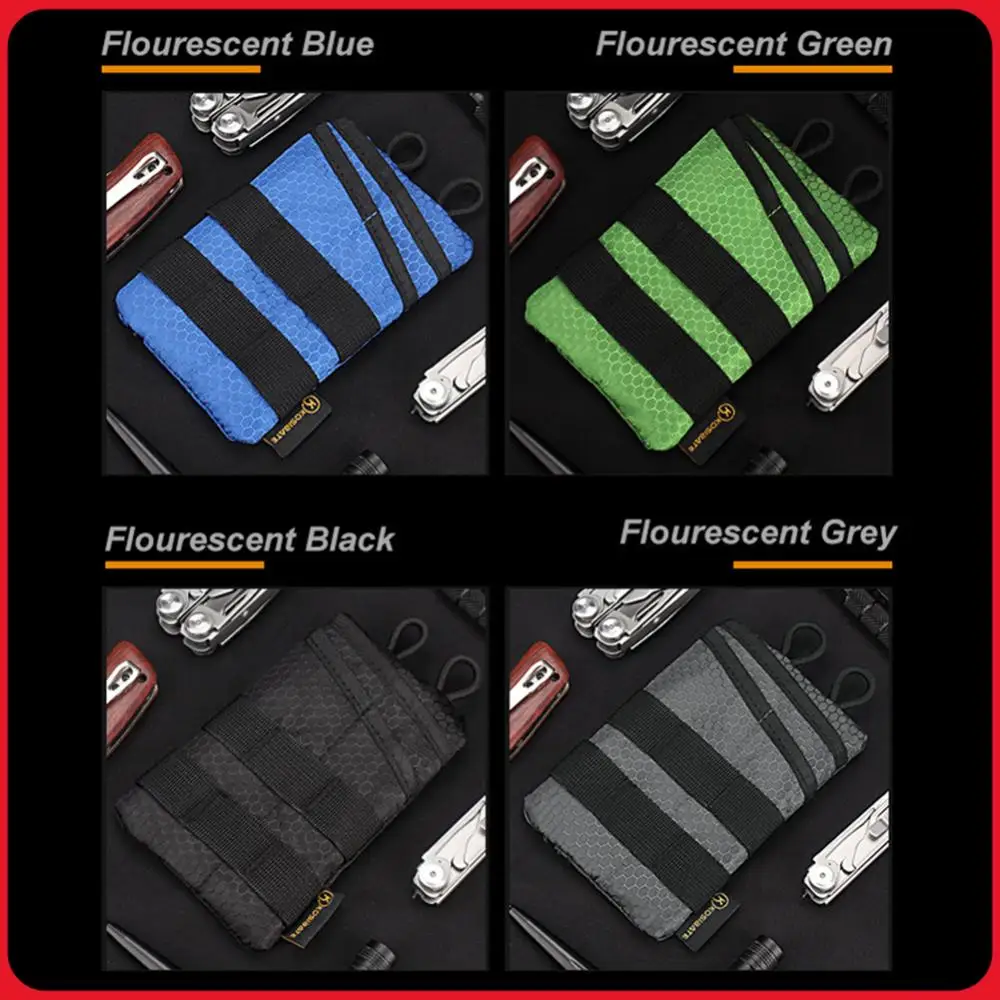 

Портативная мини-сумка EDC для мелочей, легкая сумка из оксфордской ткани для хранения инструментов, складная, износостойкая, для активного отдыха