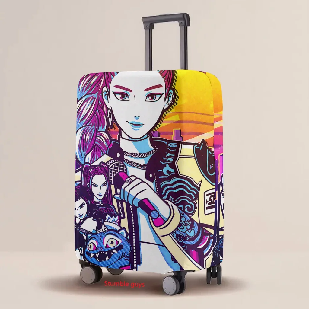 

Kpop Demon Hunters Cartoon Luggage Protective Cover Elastic Universal Suitcase Accessories​