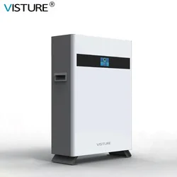 Visture 51.2V 100Ah to 280Ah LiFePO4 Battery Built-in Smart BMS RS485 RS232 CAN Communication 6000+ Cycles 10 Years Lifespan