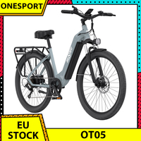 ONESPORT OT05 Electric Bike 27.5*2.25 inch Tires 250W Motor Electric City E-Bike 36V 18.2AH Battery 25km/h Max Speed LCD Display