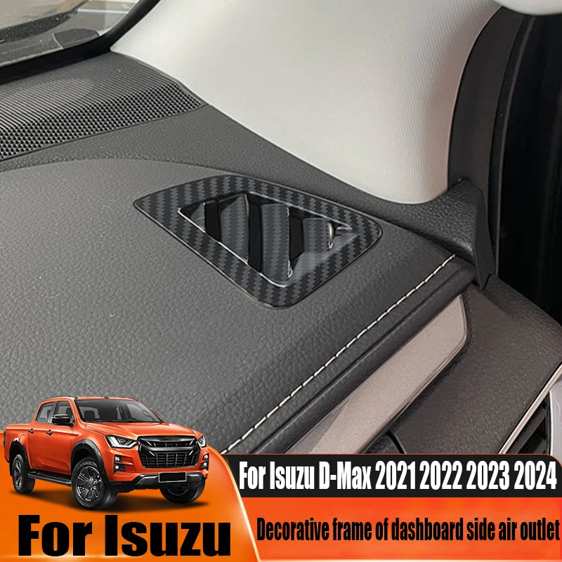 

Декоративная рамка для приборной панели, боковое воздуховыпускное отверстие, автомобильные украшения для интерьера, для Isuzu D-Max 2021 2022 2023 2024