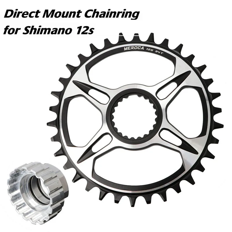 12s Chainrings 32T/34T/36T/38T 7075 Aluminium Alloy for SHIMANO Direct Mount Crank,FC-M9100 FC-M8100 FC-M7100 FC-M6100