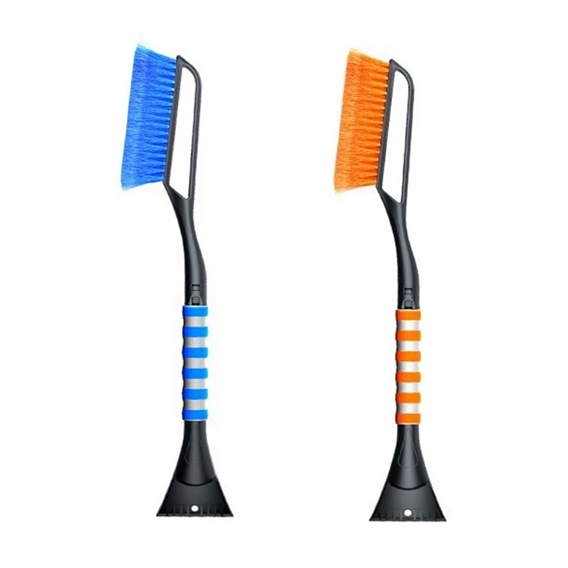 

Snow Removal Brush Detachable De-Icer For Car Windshield, Car Snow Plow And Brush For Car Truck SUV ,27 Inch, 2PCS Easy Install