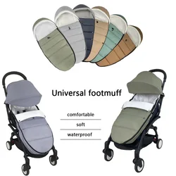 Universal 6-36M Winter Baby Stroller Footmuff Warm Sack Snowproof Fit For Babyzen yoyo Waterproof  Baby Stroller accessories