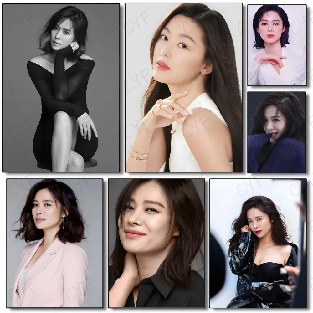 actor intelligent K-Kim Hyun Joo Poster Poster Painting Wall Art Mural for Living Room Home Decor and Gifts