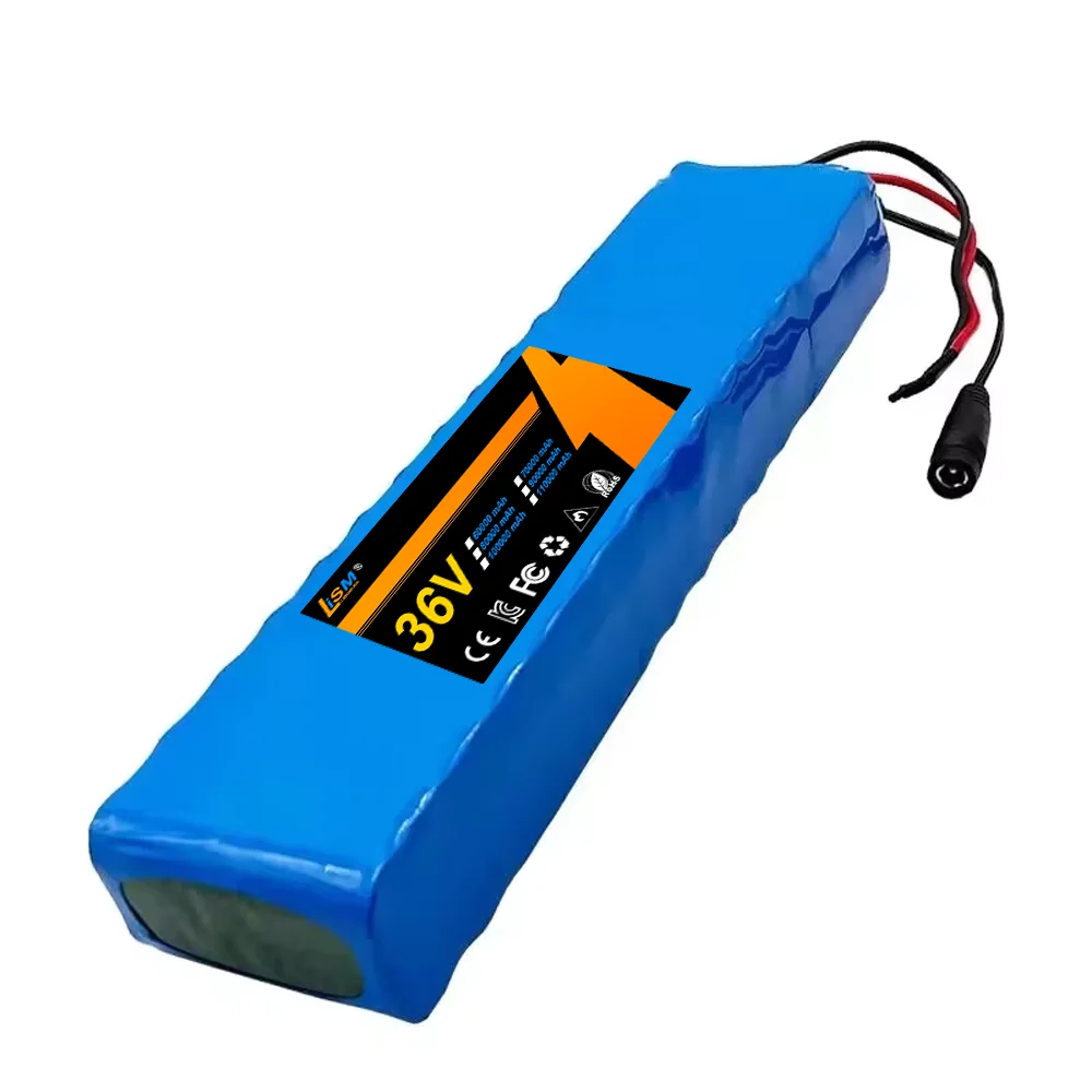 10S3P 36V 300Ah 18650 Rechargeable Lithium Battery Pack 1000W Power Modified Bicycle Electric Scooter Vehicle