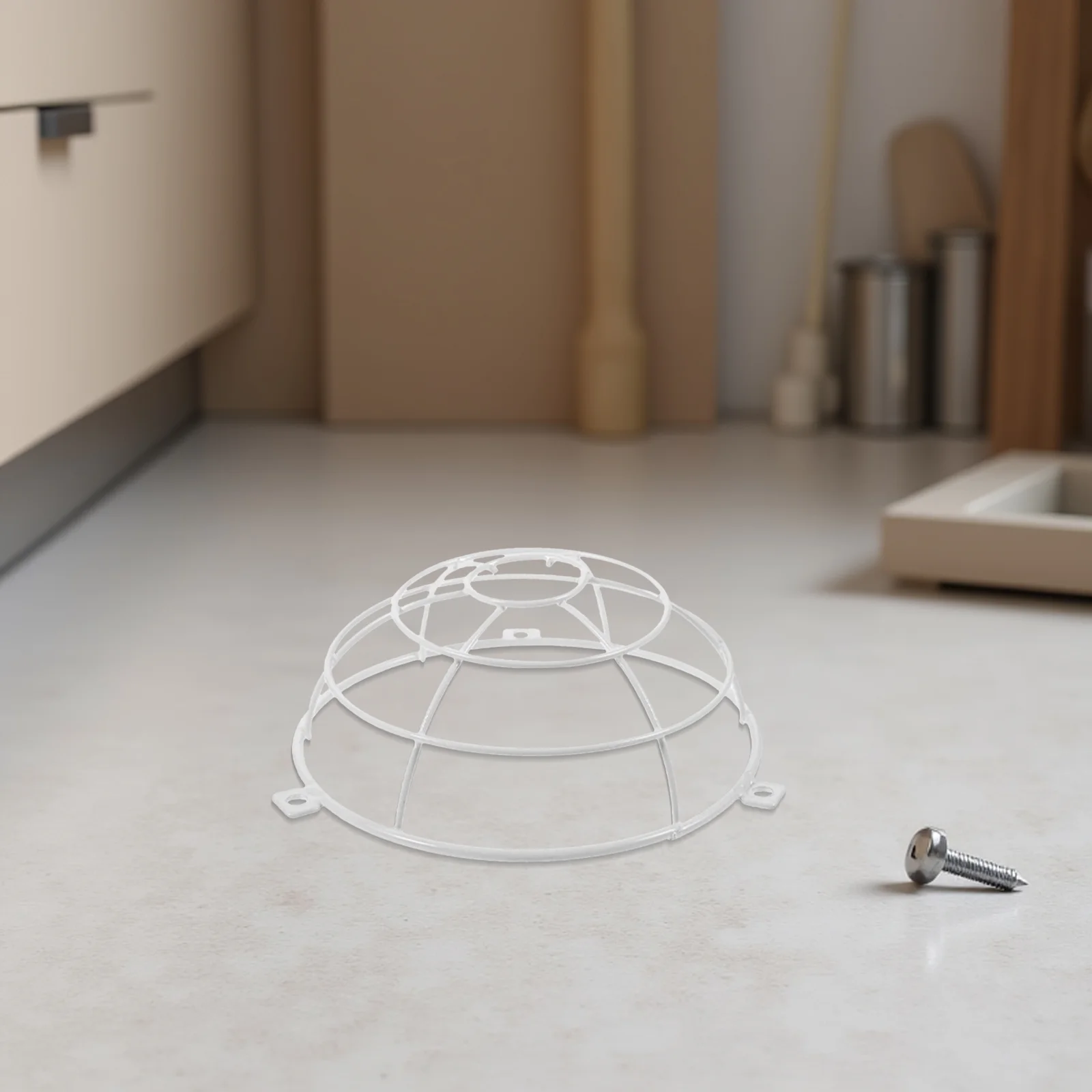 3pcs Fire Sprinkler Cover Metal Protection Cage For Ceiling Sprinkler Systems Durable Safety Cover Plate