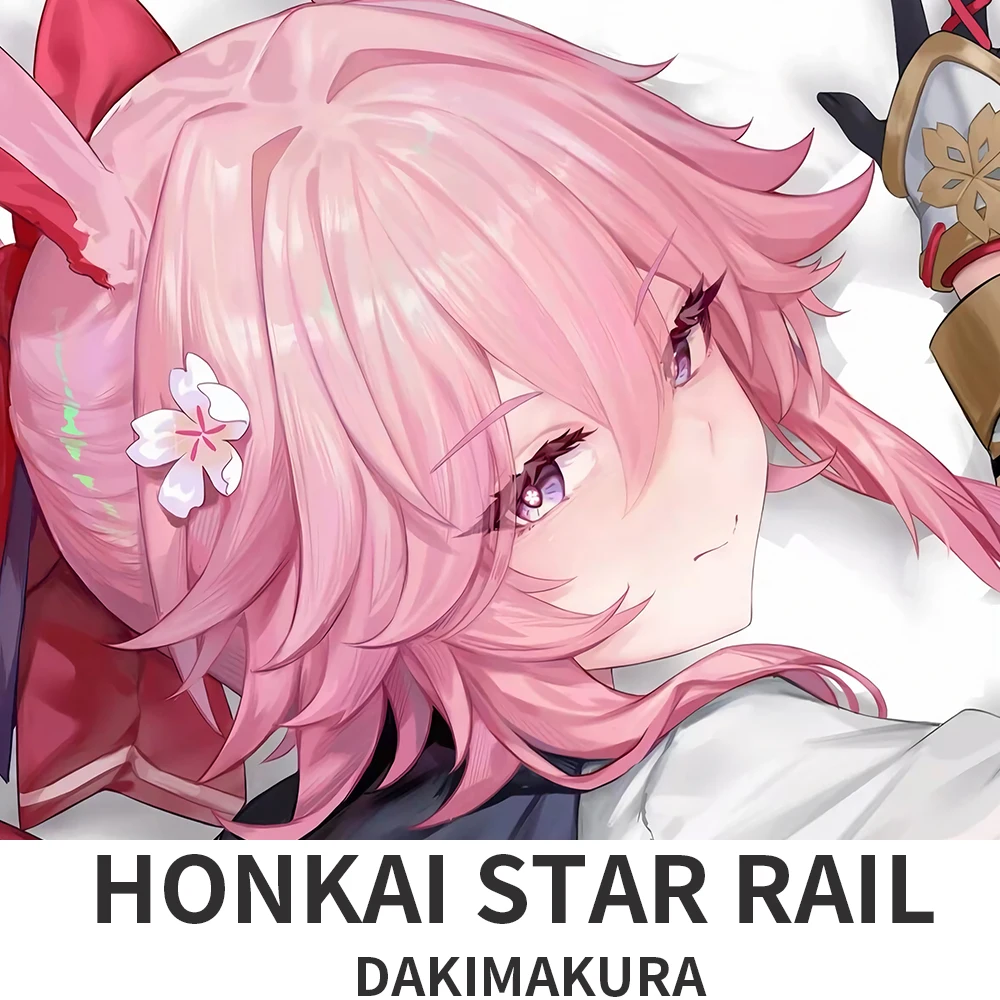 Honkai Star Rail Dakimakura 2WAY Hugging Body Pillow Case Anime Evanescia Pillow Cushion Cover Xmas Gifts
