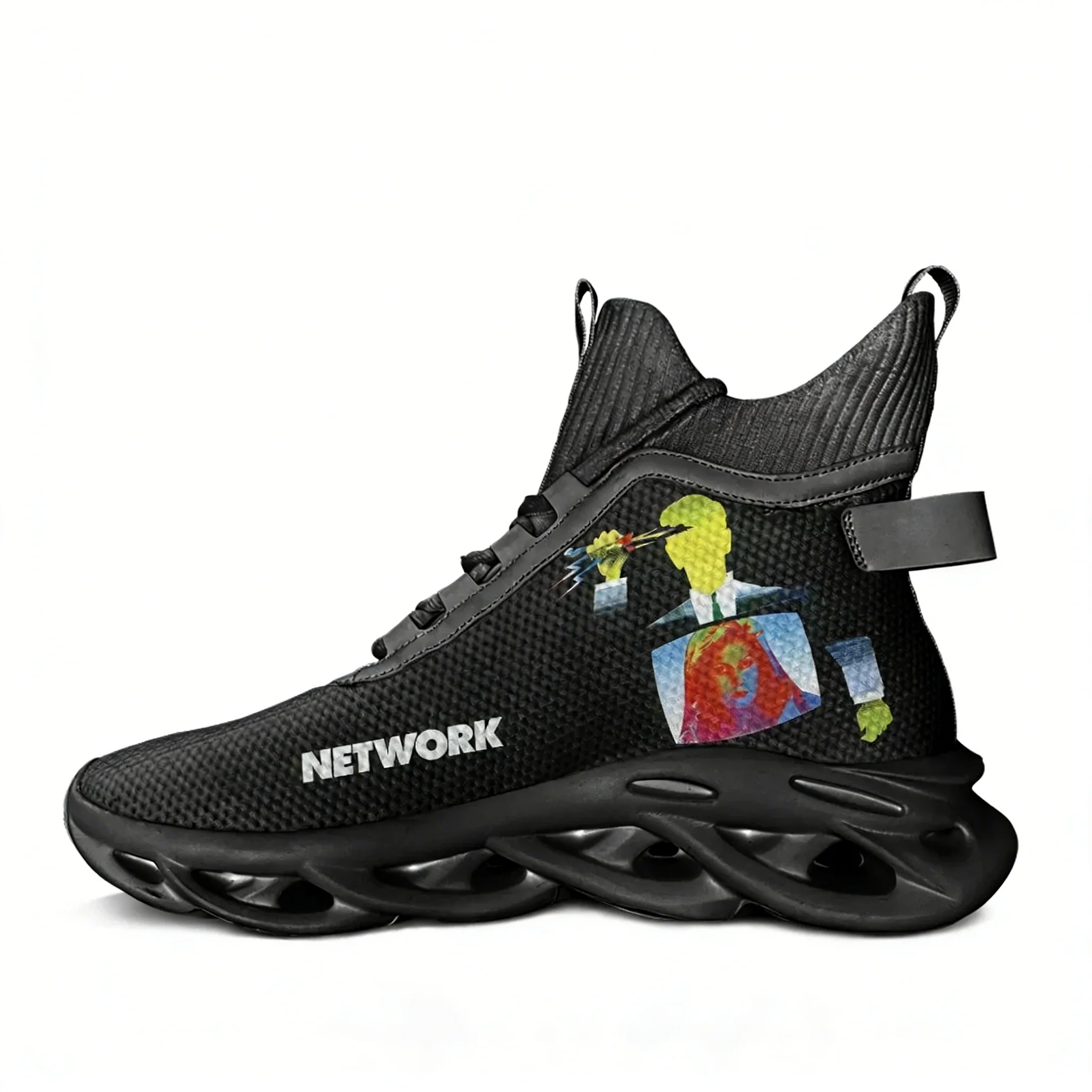 

Сетчатые кроссовки унисекс на шнуровке для бега и спорта, высокое качество, модные, с возможностью индивидуального заказа