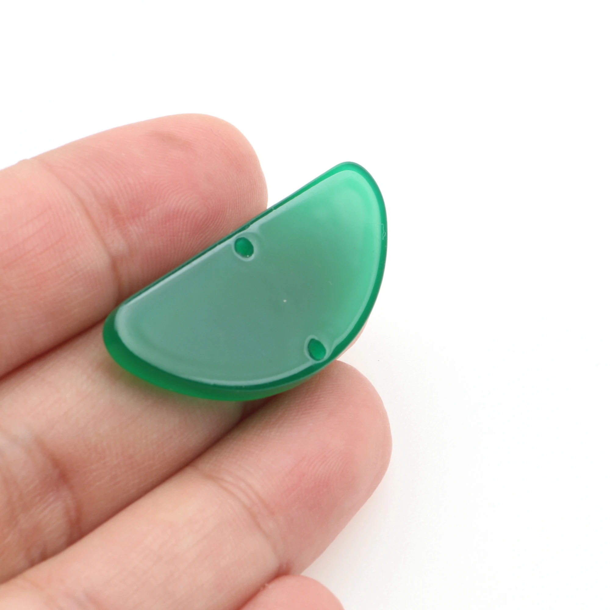 12PCS Candy Color Acrylic Semicircle Connectors Half circlr Earring Parts Abstract Pendant,2Holes Earrings Findings,ACE342