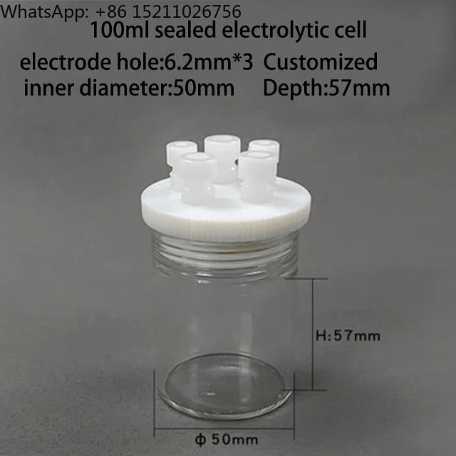 100 ml versiegelte elektrochemische Zelle