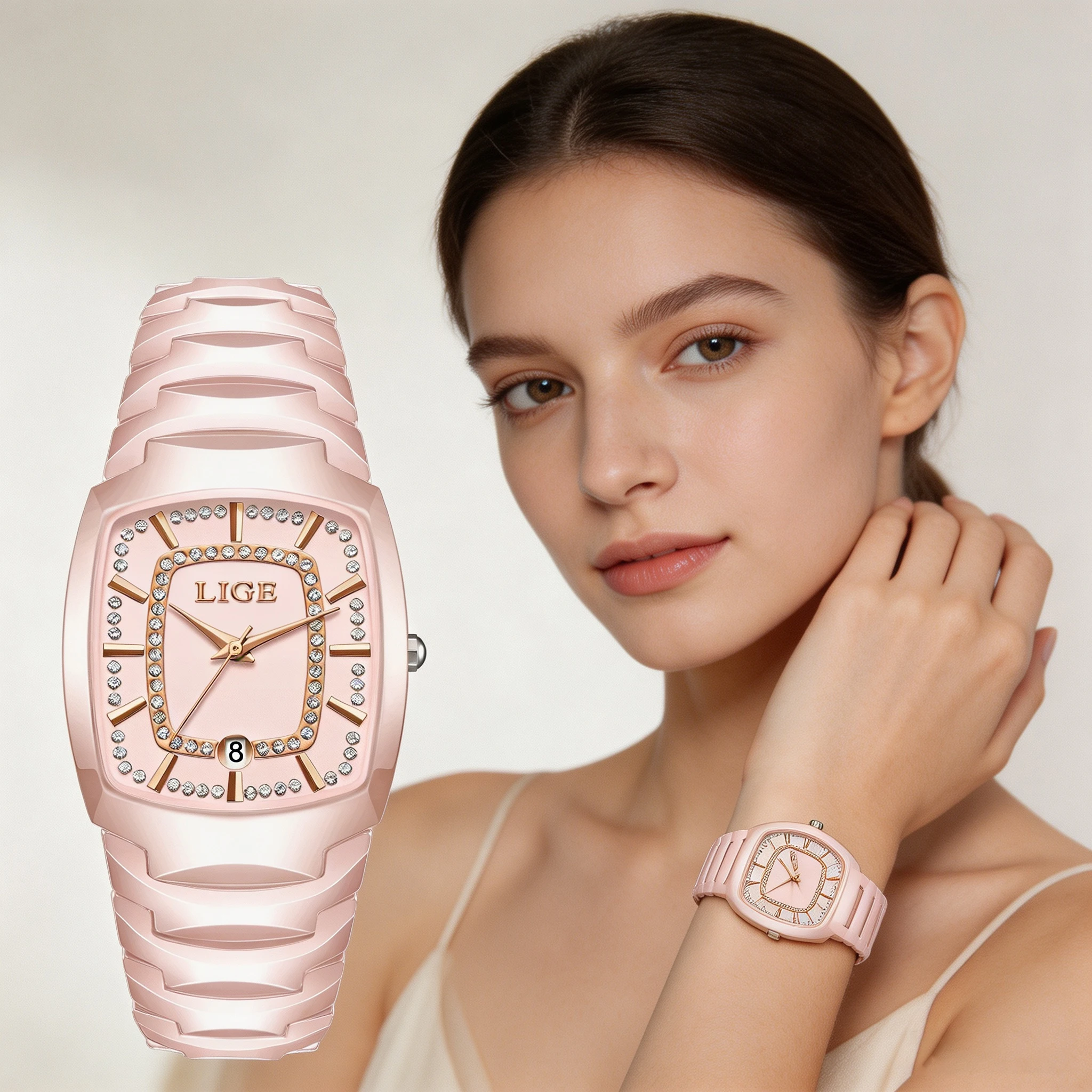 นาฬิกาข้อมือกันน้ำสำหรับผู้หญิ - Luxury Ceramic Watch บทวิจารณ์และราคา