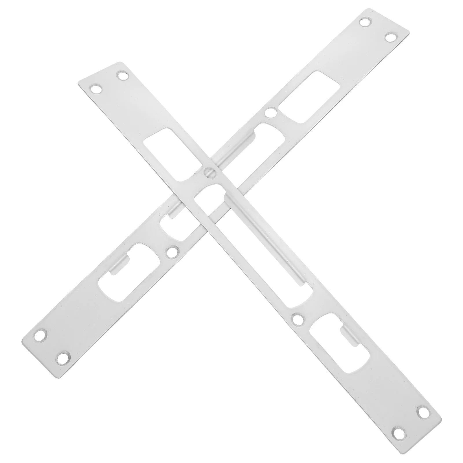 

2pcs Anti-theft Door Lock Body Stainless Steel Deadbolt Strike Plate for Front Door Reinforcement Security Metal Latch