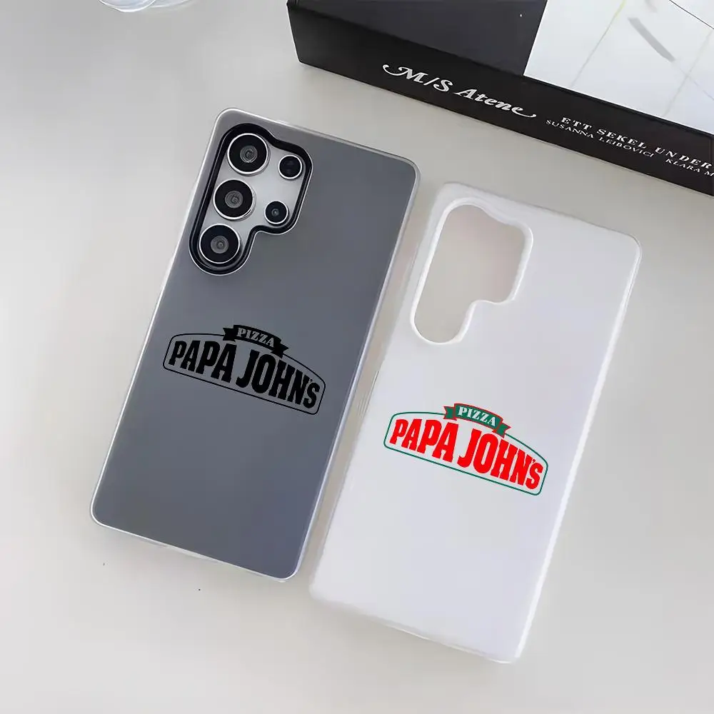 

Brand P-Papa J-John's Phone Case For Samsung Galaxy S25 S24 S22 S23 Ultra S21 S20 Plus Frosted Jelly Shockproof Soft Cover