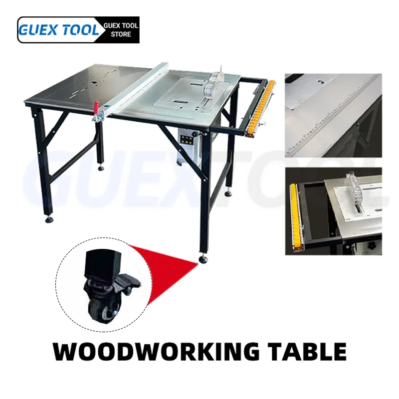 Multifunctional Woodworking Table DIY  Wood Work Bench Operation Saw Table  Table Saw workbench Folding Lifting Work Saw Table