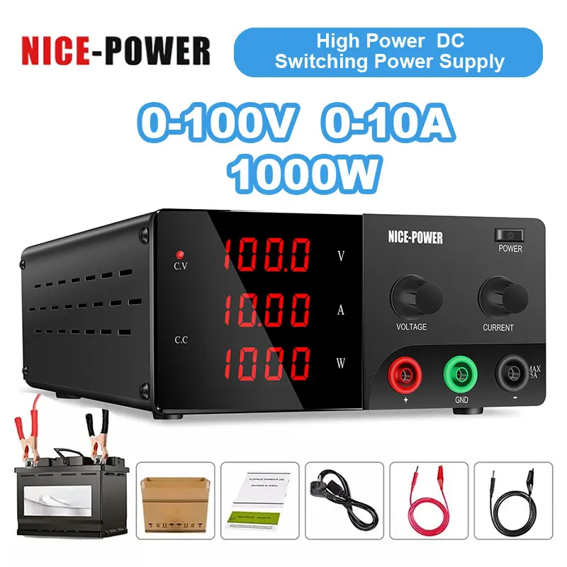 

High Power 450W-1200W DC Switching Power Supply 100V 10A Regulator Adjustable Bench Power Supply 30V 60V 15V 120V 200V 5A