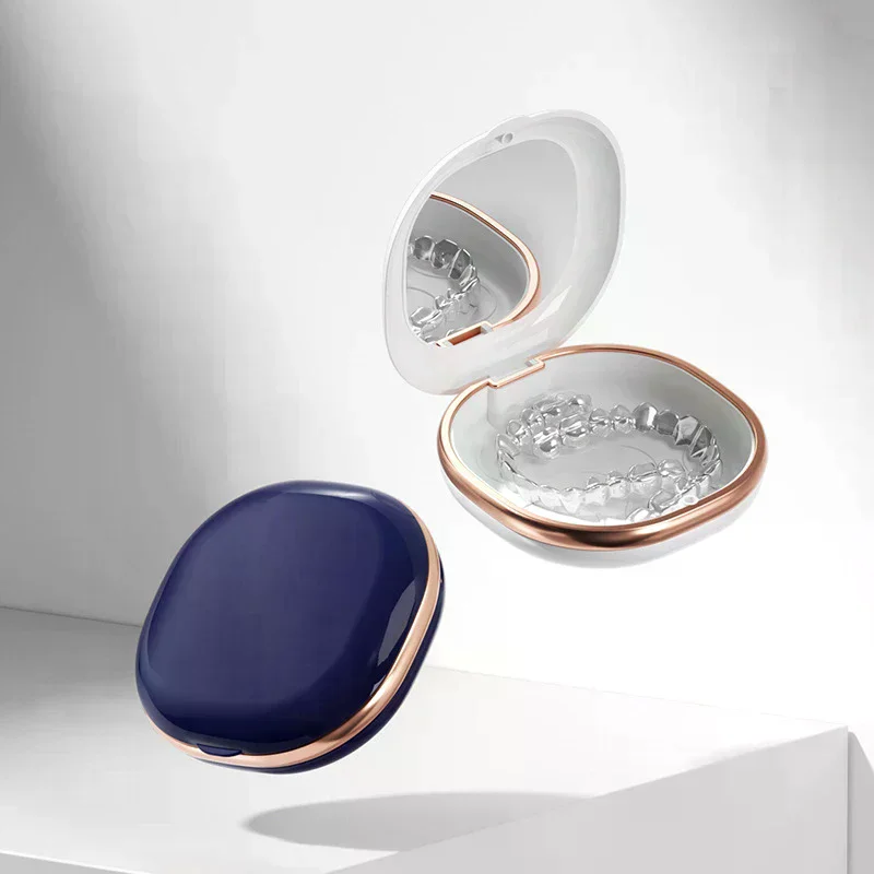 1Pcs Braces Case Dental Retainer Box Case Magnetic Aligner Mouth Guard Container For Teeth Travel False Denture Boxes