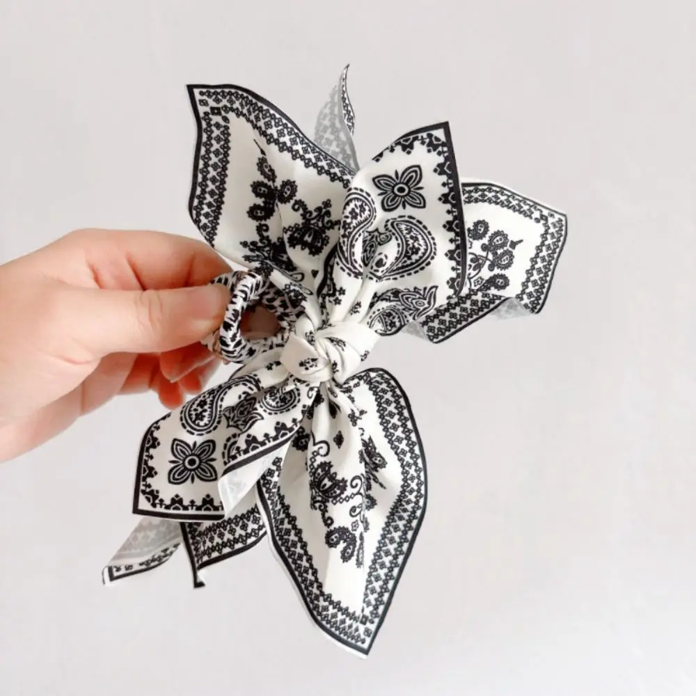 

Cute Bowknot Bow Hair Claw Cute Hairpin French Style Cashew Flower Hair Clip Cloth Big Hair Claw Bow Hair Rope Female