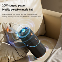 Wireless Bluetooth Speaker 20W 360° Surround Sound, Deep Bass Subwoofer, 12H Playtime 3000mAh, EQ Adjustable Portable Sound Bar