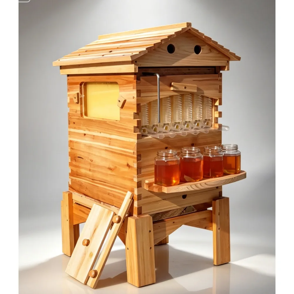 Suitable For Artesian Bee Hive, Automatic Full Set Bee Villa Honey Hive Kit