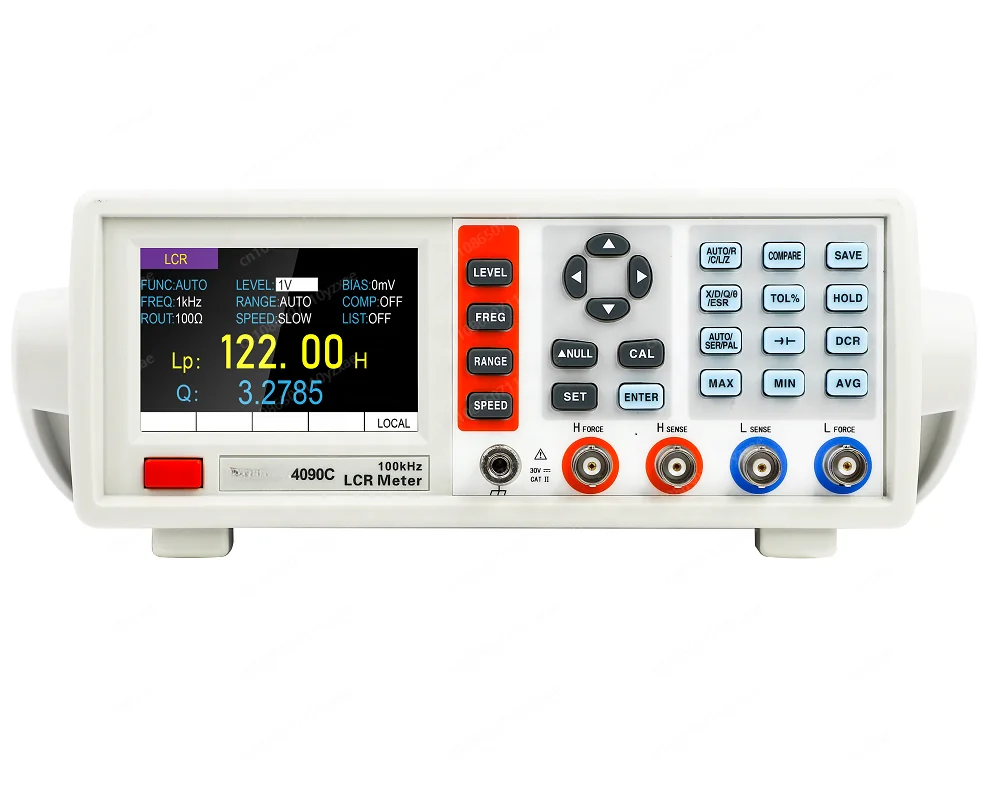 

4090C Multiple Frequency and Level Tests with A Basic Accuracyof 0.1%.USB and RS232 Bench LCR Meter LCR Bridge 100KHz